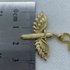 14k Real Gold Wings Sword Necklace 23.5 inches/ Guardian Archangel Michael Pendant /Gold Rising Wings Necklace / symbol of strength, Hero !,