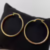 14k Solid Gold Hoop Earring
