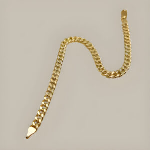 14k Gold Curb/Miami Cuban Link bracelet. 5.5mm. Highest quality of gold. Worldwide free shipping. *REAL GOLD* 585 Certified. Birthday gift