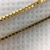 18k solid Gold cross necklace 20 inches