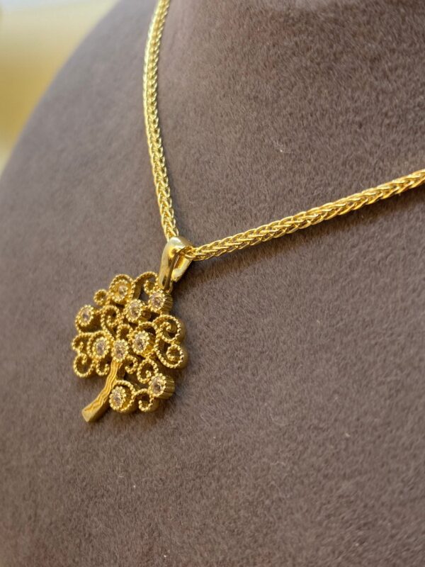 14k solid Gold Tree of life necklace ,14k solid gold tree of life necklace 19.5 inches ,1.5 mm , gift