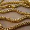 18k Solid gold Franco chain ,2.5MM,3MM Foxtail chain, foxtail necklace ,Trending gold chain, For Him, For Her ,Birthday gift, Christmas gift