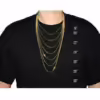 18k Solid gold Franco chain ,2.5MM,3MM Foxtail chain, foxtail necklace ,Trending gold chain, For Him, For Her ,Birthday gift, Christmas gift