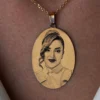 14K ,18k Yellow Gold - Custom Photo Pendant, Memory Pendant - Personalized And Engraved Custom Pendant ,Photo jewelry,pendant only