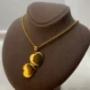 14k solid Gold Heart locket Necklace with Rolo chain ,2.5mm, Gold locket pendant ,birthday gift ,For Her, Valentine's Day Gift