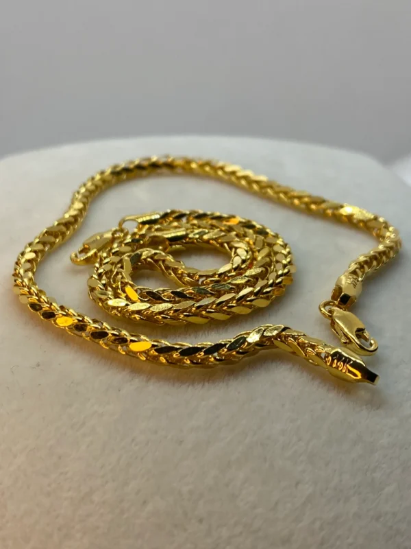 14k Real Gold Round Franco Bracelet, Diamond Cut, 8.5 ",3.5 mm width, For Him, For Her, Birthday Gift, Franco bracelet, Unique Bracelet.