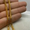14k Real Gold Round Franco Bracelet, Diamond Cut, 8.5 ",3.5 mm width, For Him, For Her, Birthday Gift, Franco bracelet, Unique Bracelet.
