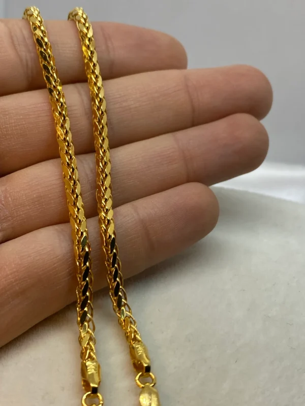 14k Real Gold Round Franco Bracelet, Diamond Cut, 8.5 ",3.5 mm width, For Him, For Her, Birthday Gift, Franco bracelet, Unique Bracelet.