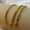 14k Real Gold Round Franco Bracelet, Diamond Cut, 8.5 ",3.5 mm width, For Him, For Her, Birthday Gift, Franco bracelet, Unique Bracelet.