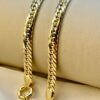 18K Gold Curb Bracelet,6.5MM ,Cuban Chain Bracelet-18K Curb Link Bracelet for Men & Women- Real 18k Gold- 7.5"Length - Birthday Gift.