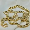 18K Gold Curb Bracelet,6.7MM ,Cuban Chain Bracelet-18K Curb Link Bracelet for Men & Women- Real 18k Gold- 7.5"Length - Birthday Gift.