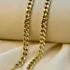18K Gold Curb Bracelet,6.7MM ,Cuban Chain Bracelet-18K Curb Link Bracelet for Men & Women- Real 18k Gold- 7.5"Length - Birthday Gift.