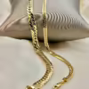 18k GOLD Curb Chain , Cuban Choker Chain Necklace 18",16",6.4MM ,4MM , Real Gold, Real Gold Chain, 18k Gold Chain, Gift ,anniversary Gift.