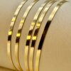 18k Solid Gold Herringbone Necklace, Bracelet, Snake Chain Necklace ,Herringbone Chain , Flat Snake Chain Choker, herringbone necklace.