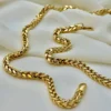 14k Gold Franco Chain Diamond Cut,4 mm,20", Gold Franco chain, Trending Gold chain,14k real Gold, for Him, for her, Birthday Gift.