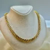 14k Gold Franco Chain Diamond Cut,4 mm,20", Gold Franco chain, Trending Gold chain,14k real Gold, for Him, for her, Birthday Gift.