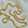 14k Solid Gold Franco Chain Diamond Cut,4.40mm,20",21.5",Gold Franco chain, Trending Gold chain,14k real Gold, for Him,for her,Birthday gift