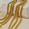 18k Solid gold Franco chain ,2.5MM,3MM Foxtail chain, foxtail necklace ,Trending gold chain, For Him, For Her ,Birthday gift, Christmas gift