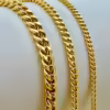 14k solid GOLD Curb Chain Necklace, 4MM, 3MM, 2MM, 14k Real Gold curb, Men and Ladies Gold Chain, 14k Gold Chain, Birthday Gift.