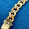 8K Gold Curb Bracelet,8.85 MM ,Cuban Chain Bracelet-18K Curb Link Bracelet for Men & Women- Real 18k Gold- 7.5"Length - Birthday Gift.
