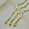 18k Solid Gold Herringbone Necklace, Bracelet, Snake Chain Necklace ,Herringbone Chain , Flat Snake Chain Choker, herringbone necklace.