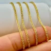 18k Real Gold Franco Bracelet, 7.5", 2 mm width, For Him, For Her, Birthday Gift, Franco bracelet, Unique Bracelet, Birthday Gift.